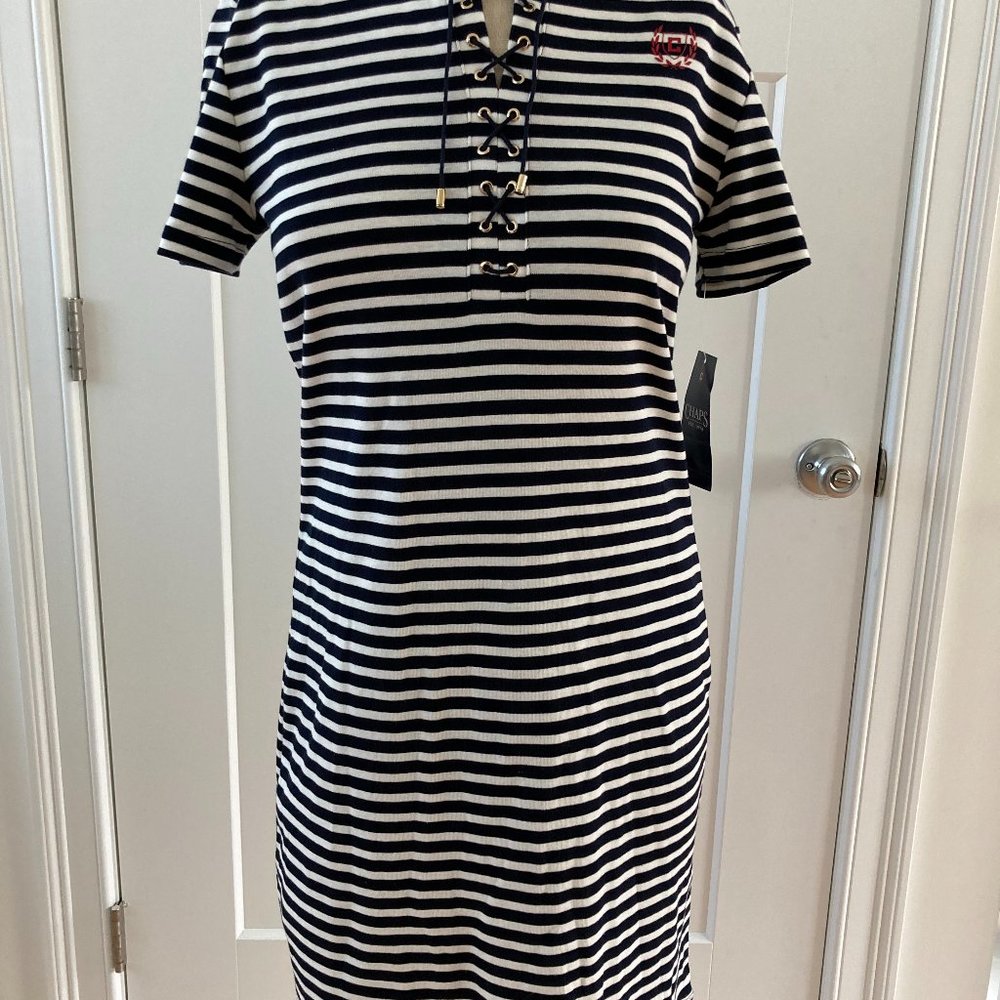 Women's Striped Polo Dress - Chaps